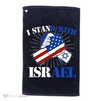 I Stand With Israel Golf Towel thumb 0