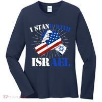 I Stand With Israel Women's Long Sleeve Shirt thumb 0