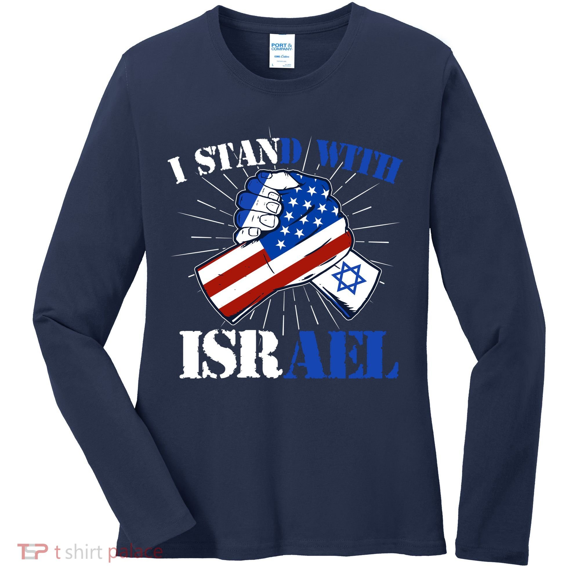 I Stand With Israel Women's Long Sleeve Shirt