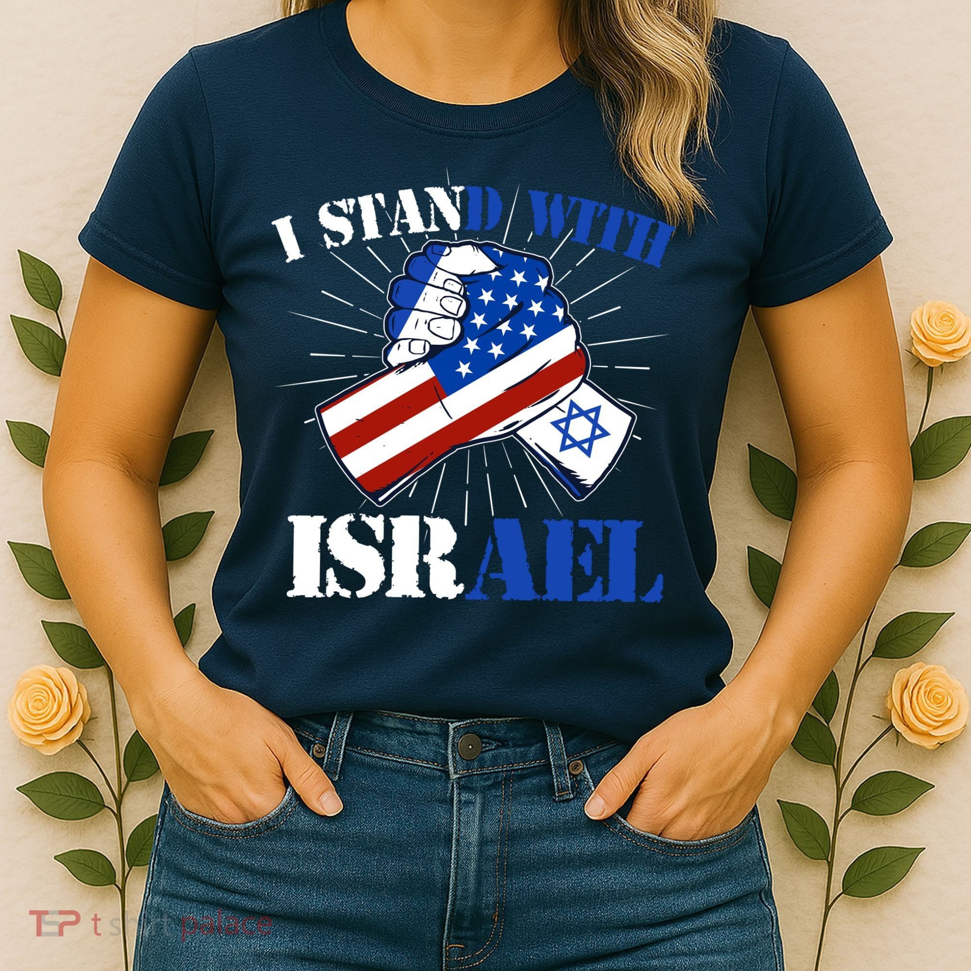 I Stand With Israel Women's T-Shirt