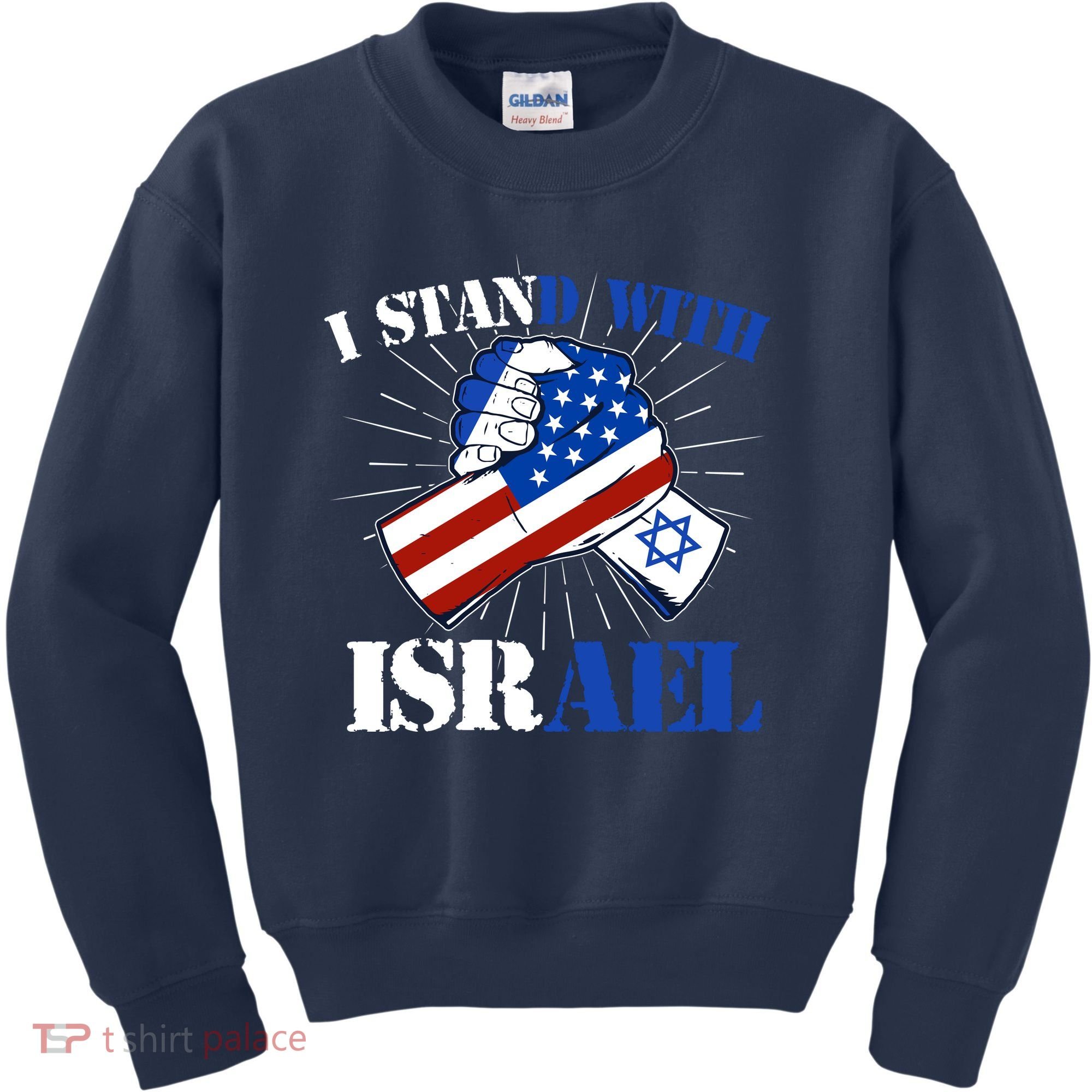 I Stand With Israel Kids Sweatshirt