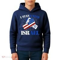 I Stand With Israel Kids Hoodie thumb 4