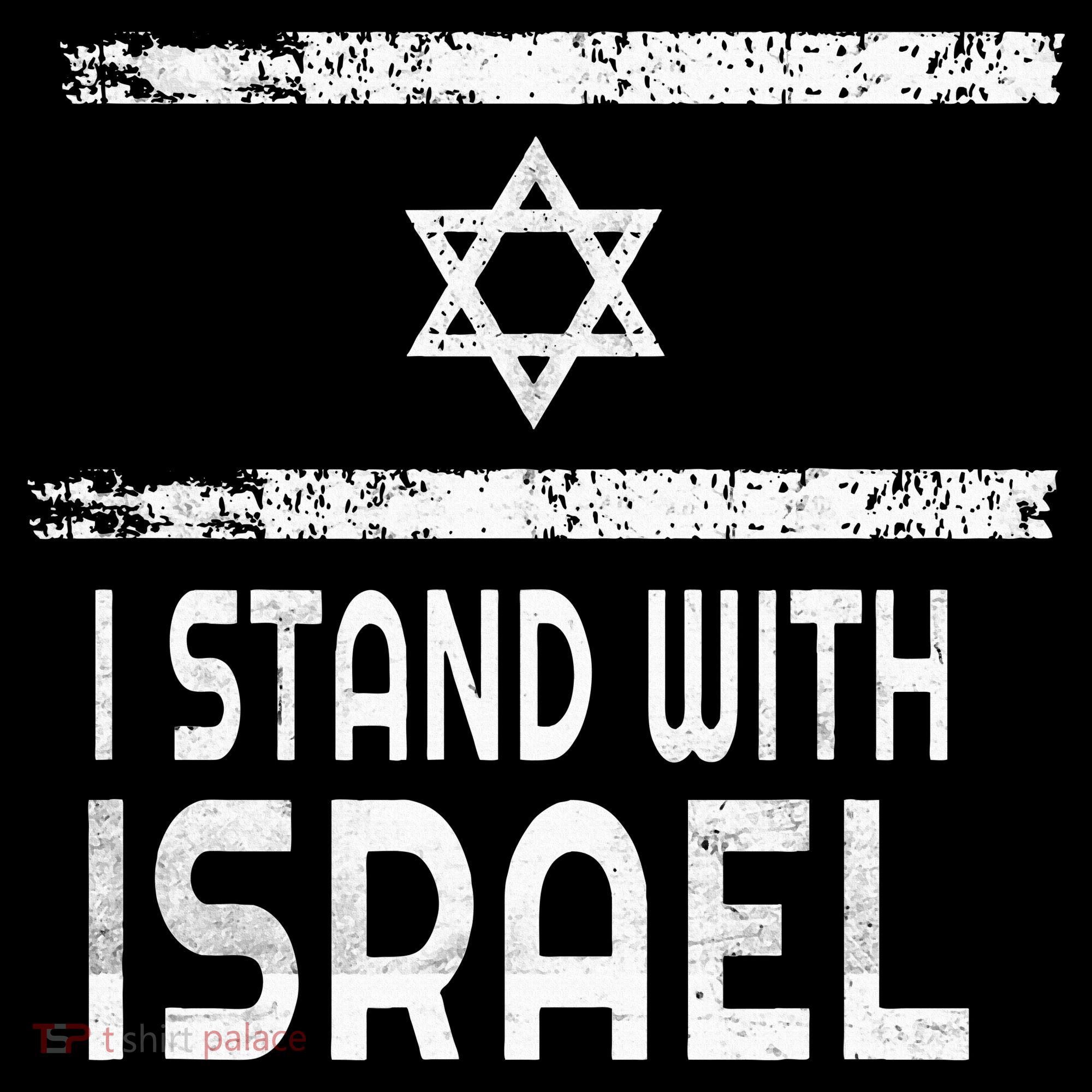 I Stand With Israel USA-Made Doggie Bandana