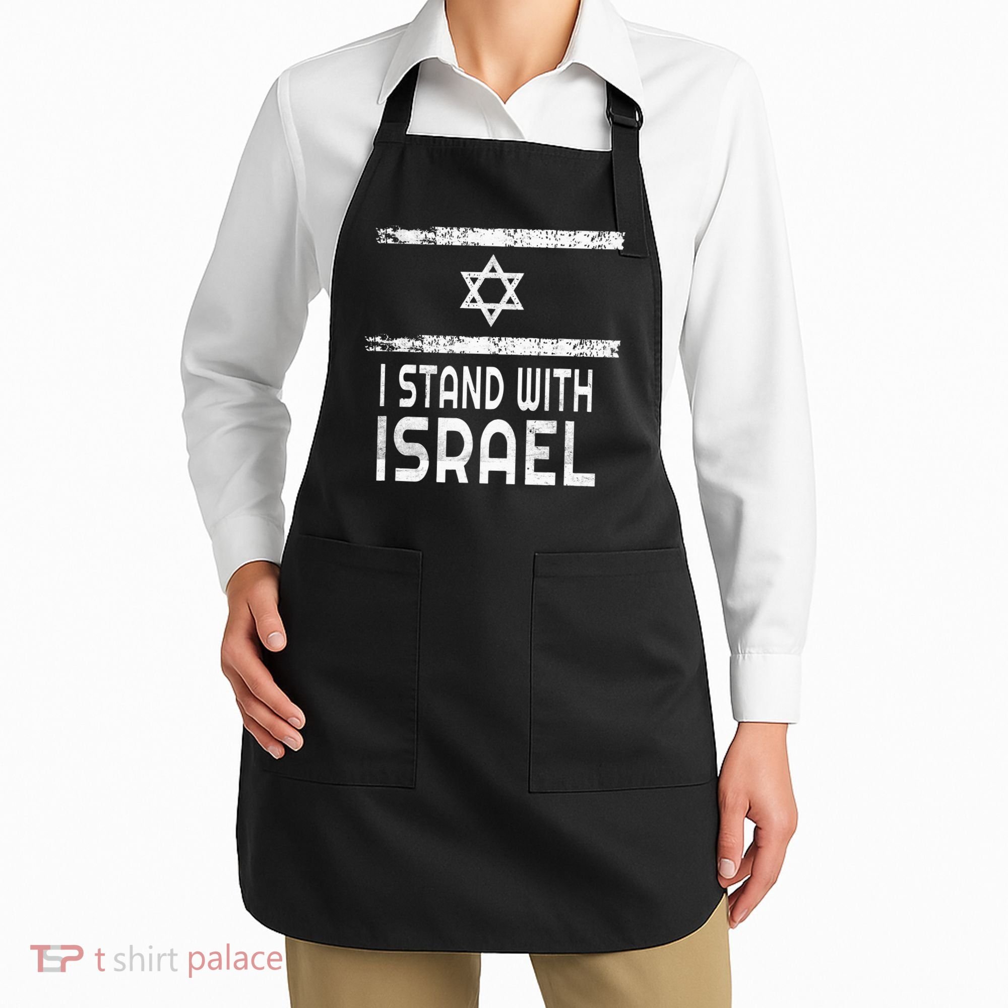 I Stand With Israel Apron