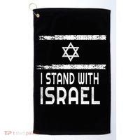 I Stand With Israel Golf Towel thumb 0