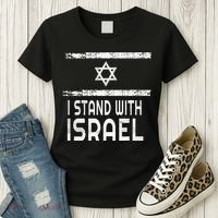 I Stand With Israel Women's T-Shirt thumb 3