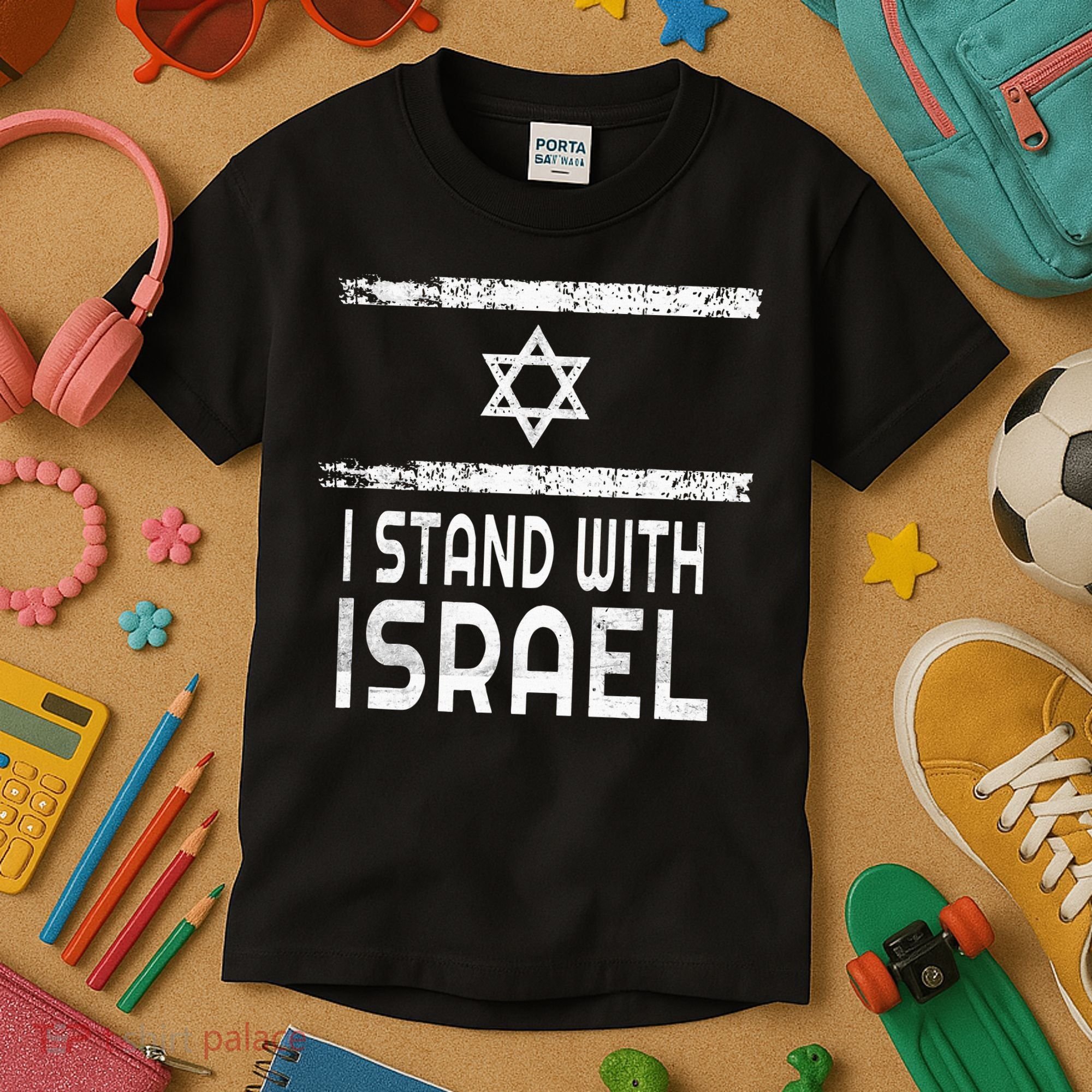 I Stand With Israel Kids T-Shirt
