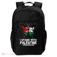 I Stand With Palestine Free Palestine Butterfly Backpack thumb 0