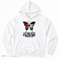 I Stand With Palestine Free Palestine Butterfly Hoodie thumb 0