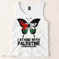 I Stand With Palestine Free Palestine Butterfly Tank Top thumb 2