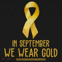 In September We Wear Gold Childhood Cancer T-Shirt thumb 7