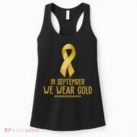 In September We Wear Gold Childhood Cancer Women's Tank Top thumb 0