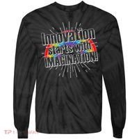 Innovation Starts With Imagination! Tie-Dye Long Sleeve Shirt thumb 0