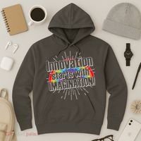 Innovation Starts With Imagination! Hoodie thumb 3