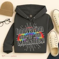 Innovation Starts With Imagination! Hoodie thumb 4