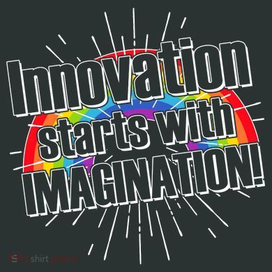 Innovation Starts With Imagination! District V.I.T. Heavyweight Hoodie