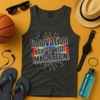 Innovation Starts With Imagination! Tank Top thumb 4