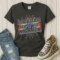 Innovation Starts With Imagination! Women's T-Shirt thumb 3