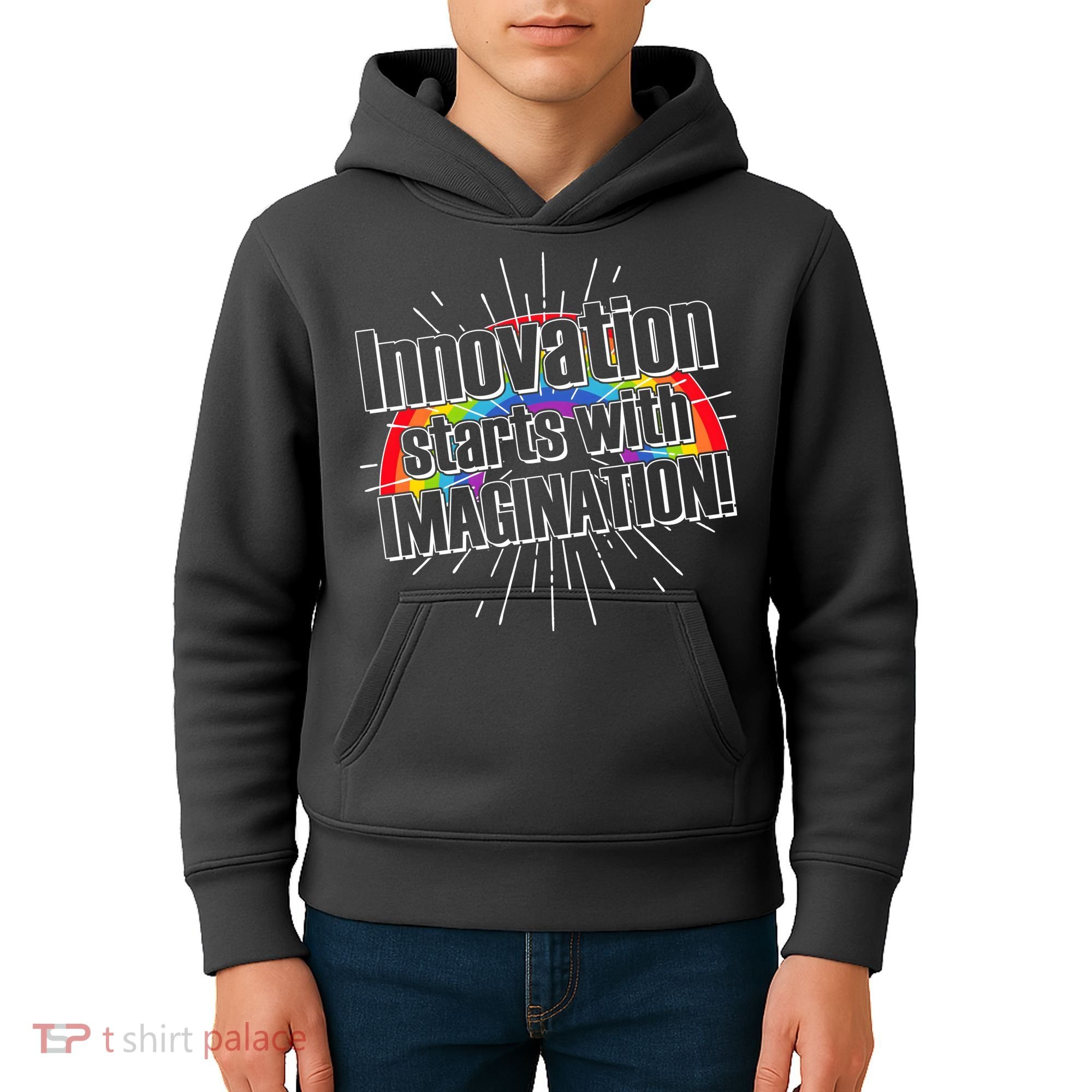 Innovation Starts With Imagination! Kids Hoodie