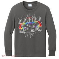 Innovation Starts With Imagination! Kids Long Sleeve Shirt thumb 0