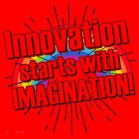 Innovation Starts With Imagination! Santa Hat thumb 1