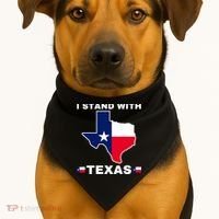 I Stand With Texas USA-Made Doggie Bandana thumb 1