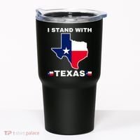 I Stand With Texas Tumbler thumb 0
