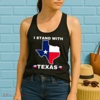I Stand With Texas Women's Tank Top thumb 2