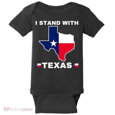 I Stand With Texas Baby Bodysuit