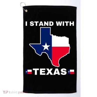 I Stand With Texas Golf Towel