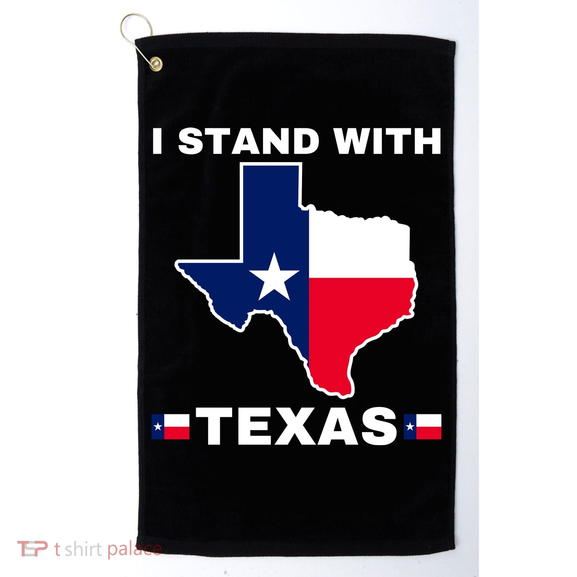 I Stand With Texas Golf Towel