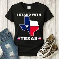 I Stand With Texas Women's T-Shirt thumb 3