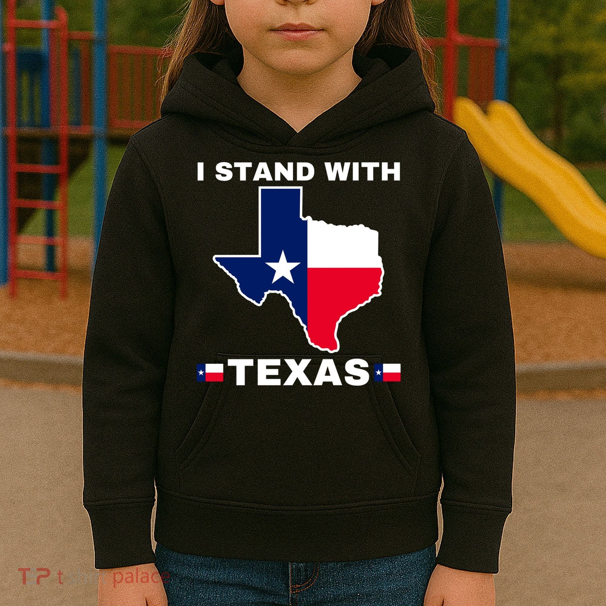 I Stand With Texas Kids Hoodie