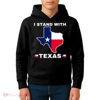 I Stand With Texas Kids Hoodie thumb 4