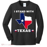 I Stand With Texas Kids Long Sleeve Shirt thumb 0