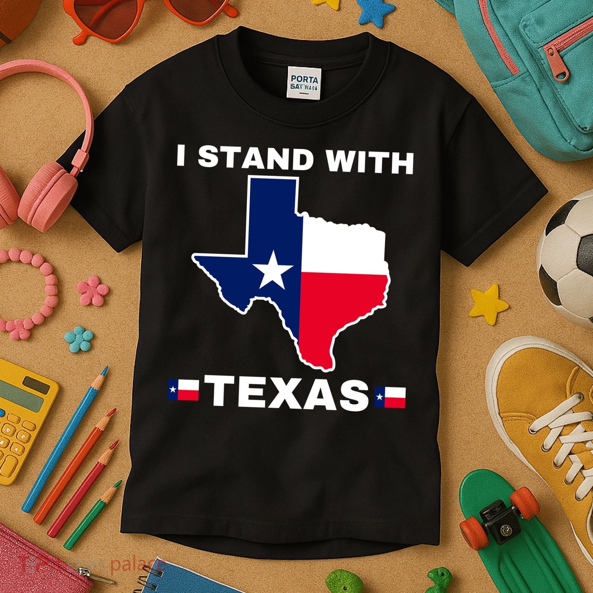 I Stand With Texas Kids T-Shirt
