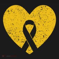 In September We Wear Gold Hood Cancer Awareness Ribbon Gift Women's Hoodie thumb 2
