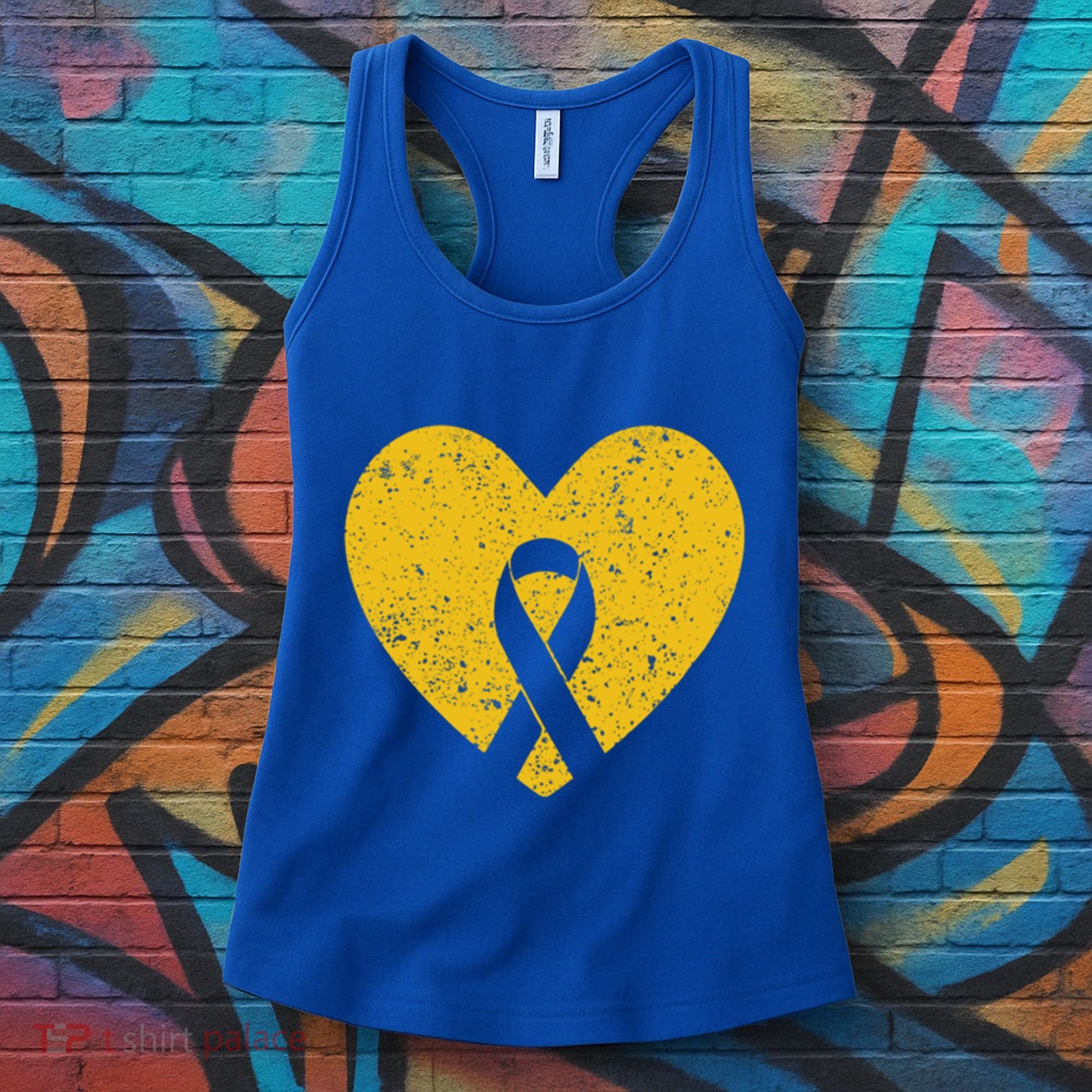 In September We Wear Gold Hood Cancer Awareness Ribbon Gift Women's Tank Top