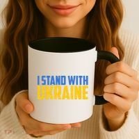 I Stand With Ukraine Support Ukraine Coffee Mug thumb 3