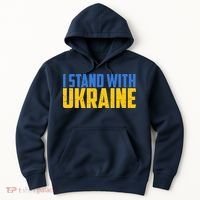 I Stand With Ukraine Support Ukraine Hoodie thumb 0