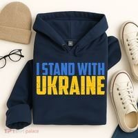 I Stand With Ukraine Support Ukraine Hoodie thumb 4