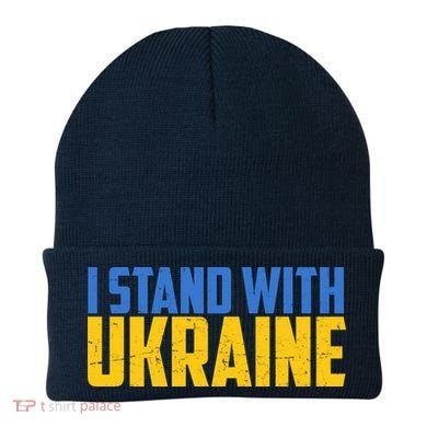 I Stand With Ukraine Support Ukraine Beanie