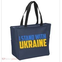 I Stand With Ukraine Support Ukraine Tote Bag thumb 2