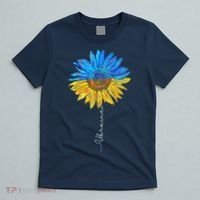 I Stand with Ukraine Ukraine Flag Sunflower Vintage T-Shirt thumb 5