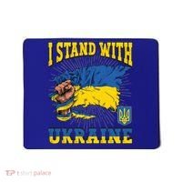 I Stand With Ukraine Ukrainian Fist Flag Meaningful Gift Mousepad thumb 0