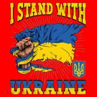 I Stand With Ukraine Ukrainian Fist Flag Meaningful Gift Santa Hat thumb 1