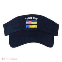 I Stand With Ukraine USA Support Flags United Visor thumb 0