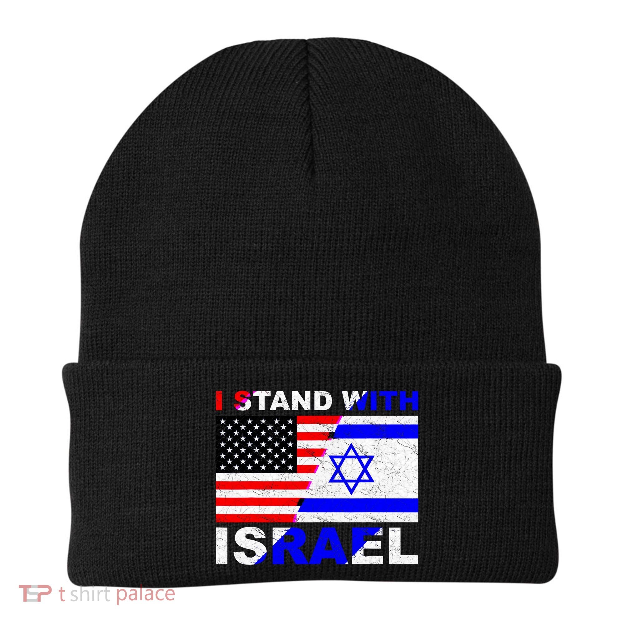 I Stand With Israel Pray For Israel Us Israel Flag Beanie