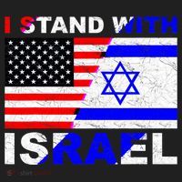 I Stand With Israel Pray For Israel Us Israel Flag Hat thumb 2