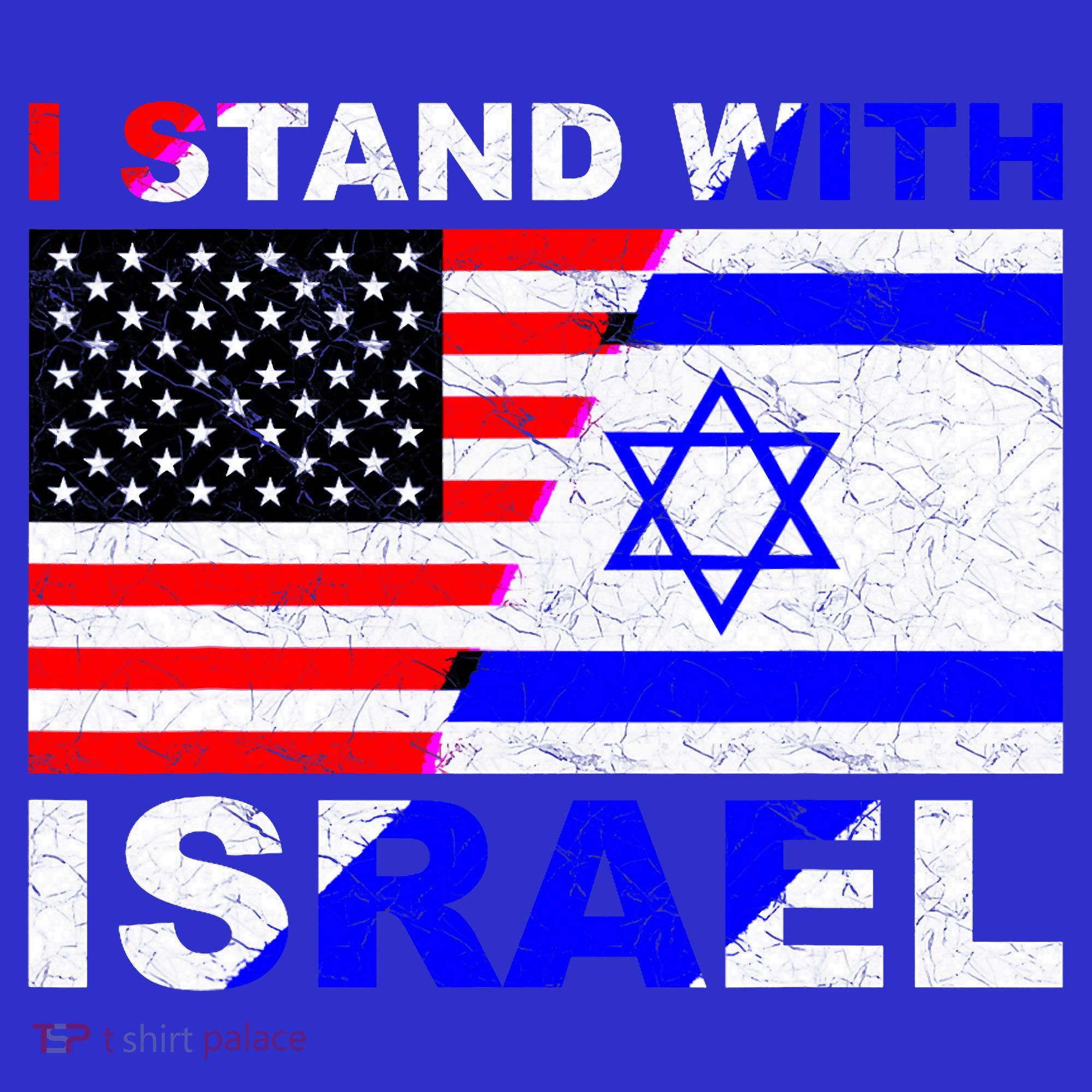 I Stand With Israel Pray For Israel Us Israel Flag Kids Sweatshirt
